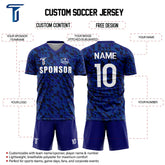 Pixel Grid Soccer Jersey custom content